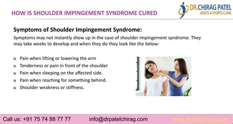 Ppt Shoulder Impingement Syndrome Symptoms And Diagnosis Powerpoint