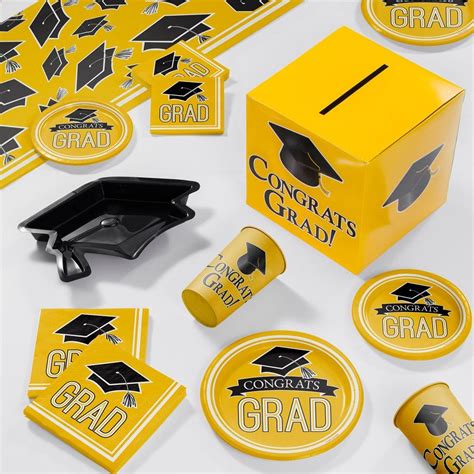 Decorate To Celebrate Your Grad In Style With The Yellow Graduation
