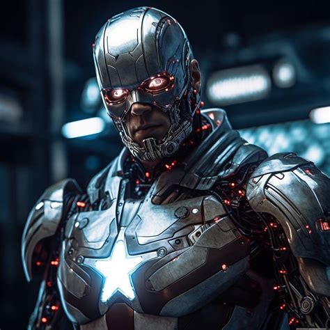 Cyborg Captain America By Ivizianmedia On Deviantart