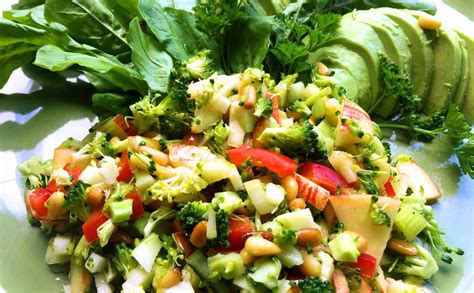 Wash broccoli under running water. Andrea's Broccoli Apple Salad | Apple salad, Salad ...