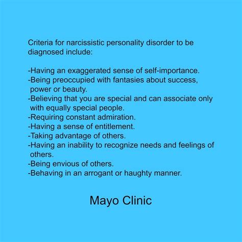 Narcissistic personality disorder (npd) is a cluster b personality disorder defined as comprising a pervasive pattern of grandiosity (in fantasy or behavior). Criteria for diagnosing Narcissistic Personality Disorder ...