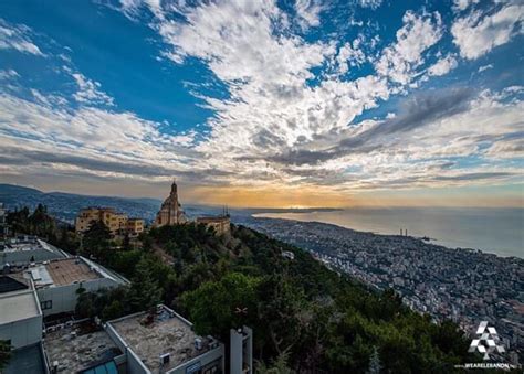 A breathtaking view from #Harissa at sunset By @paulsaadsa #WeAreLebanon #Lebanon | Breathtaking ...