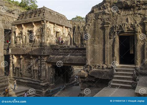 The Kailasa Temple Cave In Ellora Complex A Unesco World Heritage Site In Maharashtra