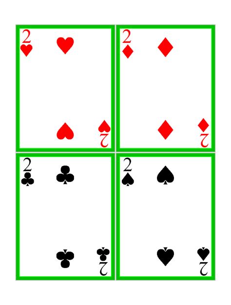 8 Best Images Of Free Printable Deck Of Cards Free