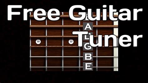 Free Online Guitar Tuner Easy To Use Youtube