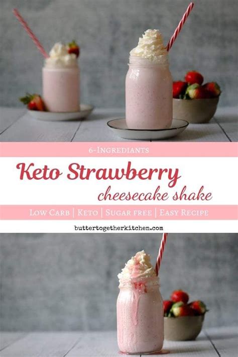 Turn heat down to 320 f. Keto Strawberry Cheesecake Shake - Creamy and Thick ...
