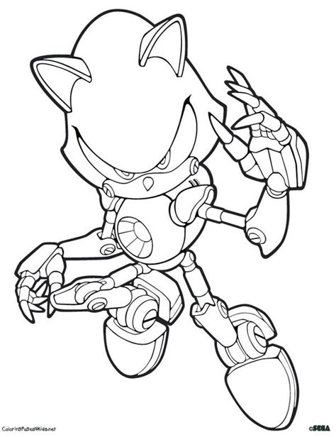 Sonic metal sonic coloring pages. Metal Sonic Coloring Pages | Sonic Coloring Pages ...