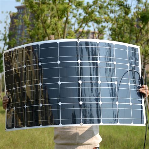 Factory Price 18v 100w Flexible Solar Panel 36pcs Solar Cells