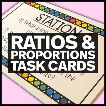 Select one or more questions using the checkboxes above each question. Ratios and Proportional Relationships - Middle School Math Stations