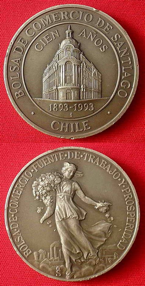 The santiago stock exchange (sse) (spanish: Bolsa de Comercio de santiago | Medallas Chile