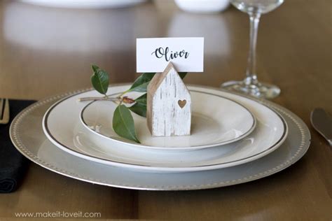Diy House Place Card Holders Make It And Love It
