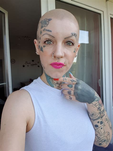 Head Tattoos Tattoos And Piercings Body Art Tattoos Girl Tattoos