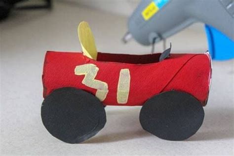 Toilet Paper Roll Race Car Craft For Toddlers And Preschoolers