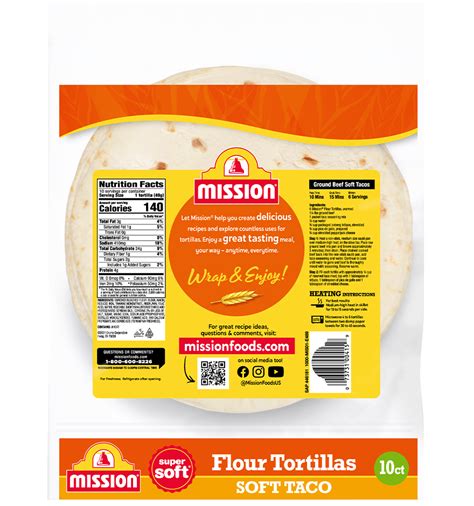 Soft Taco Flour Tortillas Mission Foods