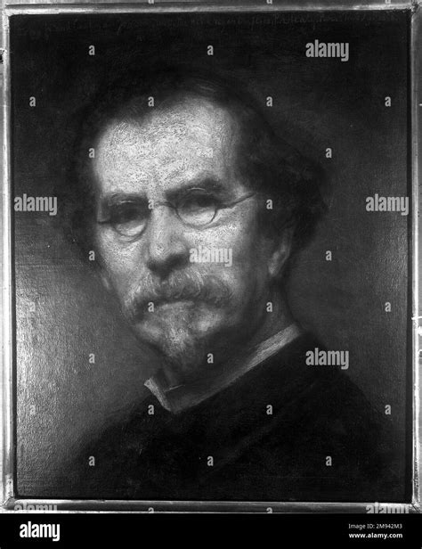 Self Portrait 1886 Oil Canvas Black And White Stock Photos And Images Alamy
