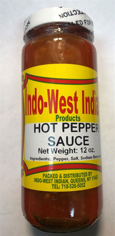 Indo West Indian Hot Pepper Sauce Caribbean Supercenter