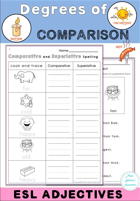 Degree Of Comparison Worksheet For Grade 2 Askworksheet