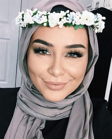 Who Said You Cant Rock A Flower Crown With Hijab Details And Tutorial For This Entire Look Is