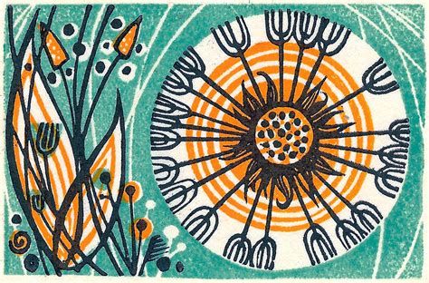 Angie Lewin Printmaker Painter And Designer Angie Lewin Linocut