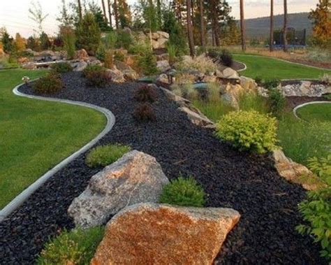 Garden yard ideas lawn and garden cheap backyard ideas front yard ideas diy garden ideas on a 36 awesome diy rock garden ideas for backyard. 34 Awesome River Rock Landscaping Ideas (With images ...