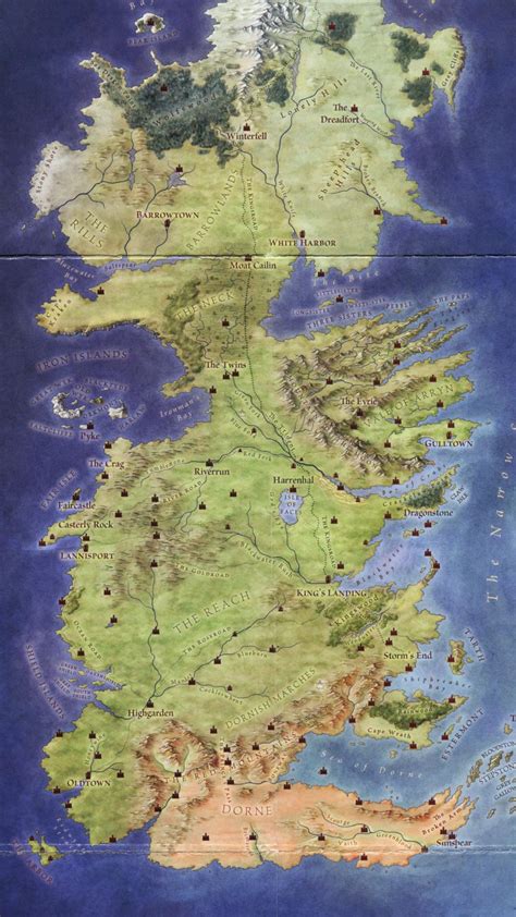 Game Of Thrones Map Wallpapers Top Free Game Of Thrones Map