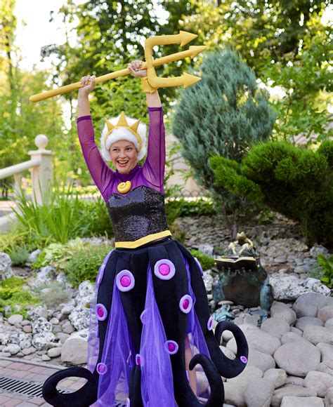 Ursula The Sea Witch Adult Costume For Halloween Etsy Uk