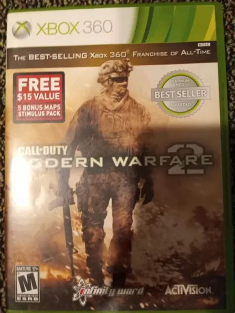 Call Of Duty Modern Warfare 2 Platinum Hits Microsoft Xbox 360