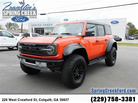 Used 2023 Ford Bronco Raptor For Sale In Colquitt Ga With Photos