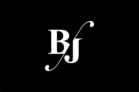 Bj Monogram Logo Design By Vectorseller