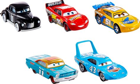 Disney Cars Disney Pixar Cars Nascar Through The Years 5 Pack Mattel