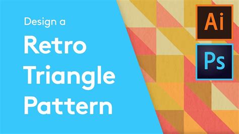 Flat Design Tutorials How To Make A Retro Triangle Pattern With Adobe