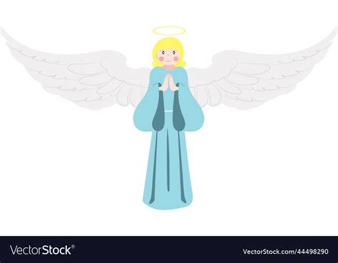 Clipart Holy Angel Royalty Free Vector Image Vectorstock