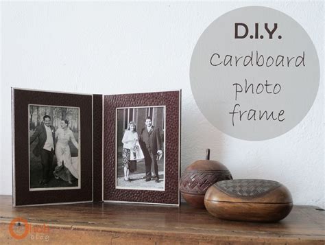 Diy Cardboard Photo Frame Ohoh Deco