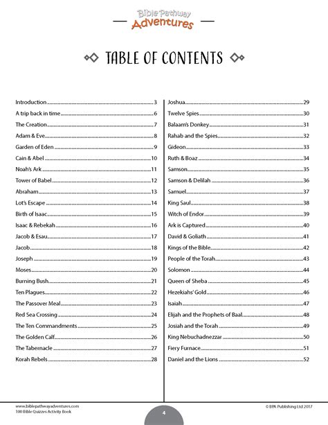 100 Bible Quizzes Activity Book Bible Pathway Adventures