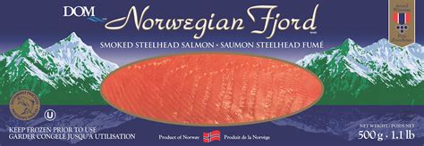 Norwegian Fjord Smoked Steelhead Salmon Dom International