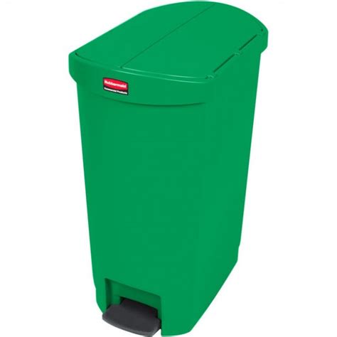 1883585grn Slim Jim® Step On Container Resin End Step 13gal50l Green