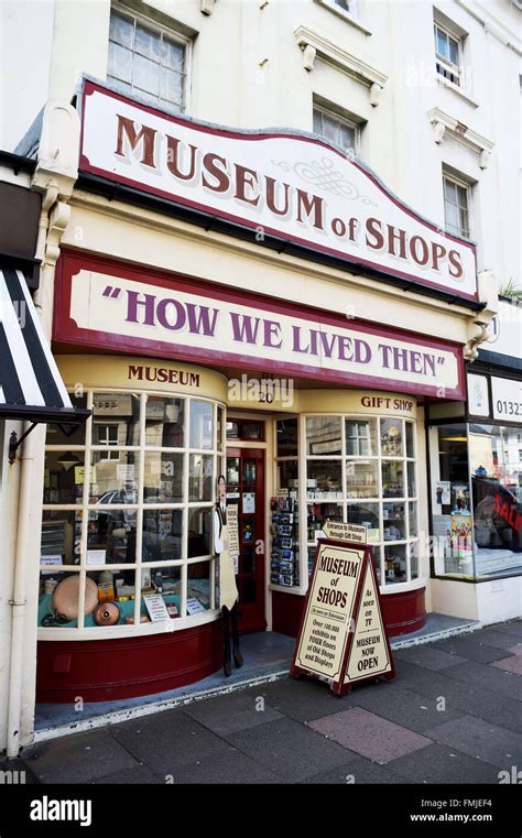 Eastbourne East Sussex Uk The Museum Of Shops Stock Photo Alamy