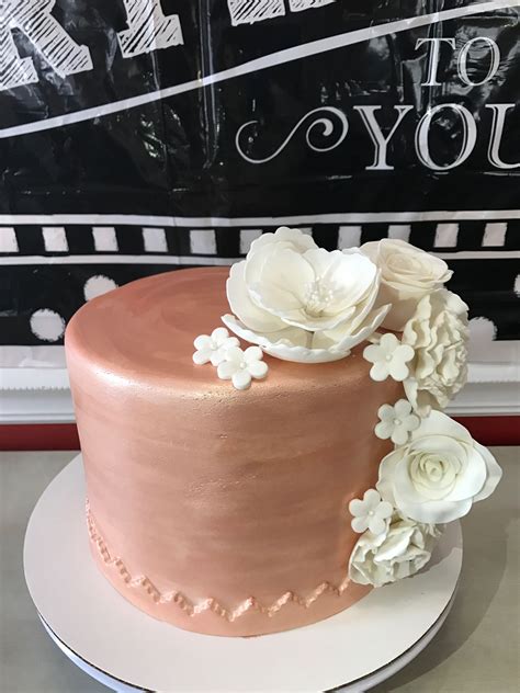Add Some Glamour To Your Cake With Rose Gold Cake Decorations For A
