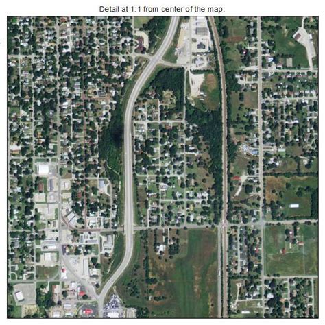 Aerial Photography Map Of Fort Scott Ks Kansas