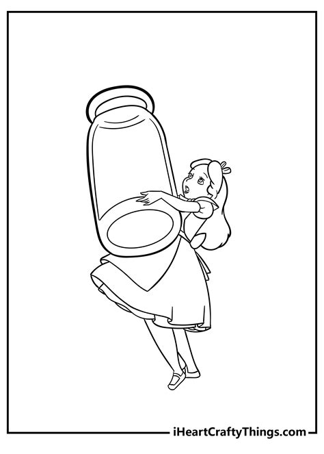 Alice In Wonderland Queen Of Hearts Coloring Pages
