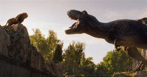 Rexy Meets A Lion In Crazy New Jurassic World 2 Tv Spot