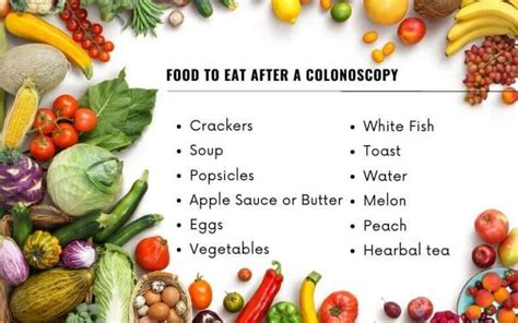 Foods To Eat After A Colonoscopy A Day By Day Guide