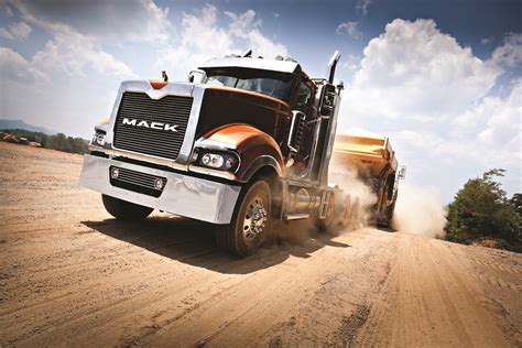 driving the mack granite with mdrive hd truck news