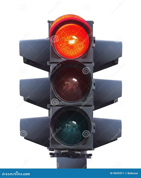 Traffic Light Isolated Stock Image Image Of Green Signal 9695971