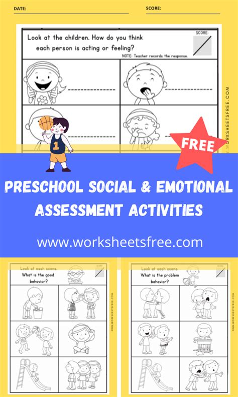 Preschool Social And Emotional Assessment Activities