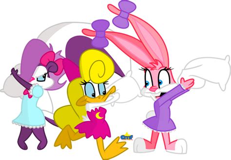 Pillow Fight By Tiny Toons Fan On Deviantart