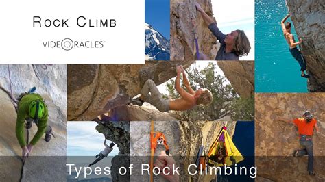 Types Of Rock Climbing Youtube