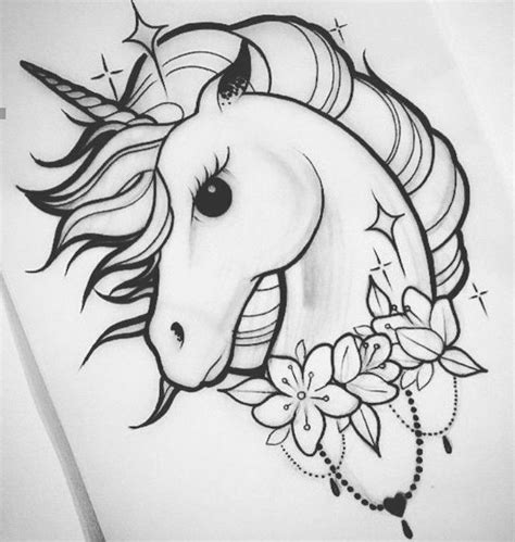 Simple Unicorn Pencil Drawing How To Draw Unicorn Easy Unicorn