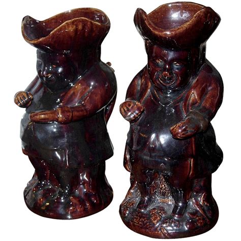 Pair Of Bennington Toby Jugs For Sale At 1stdibs Rare Toby Jugs For Sale Antique Toby Jugs