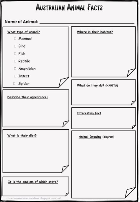 Free Fact Sheet Template For Students